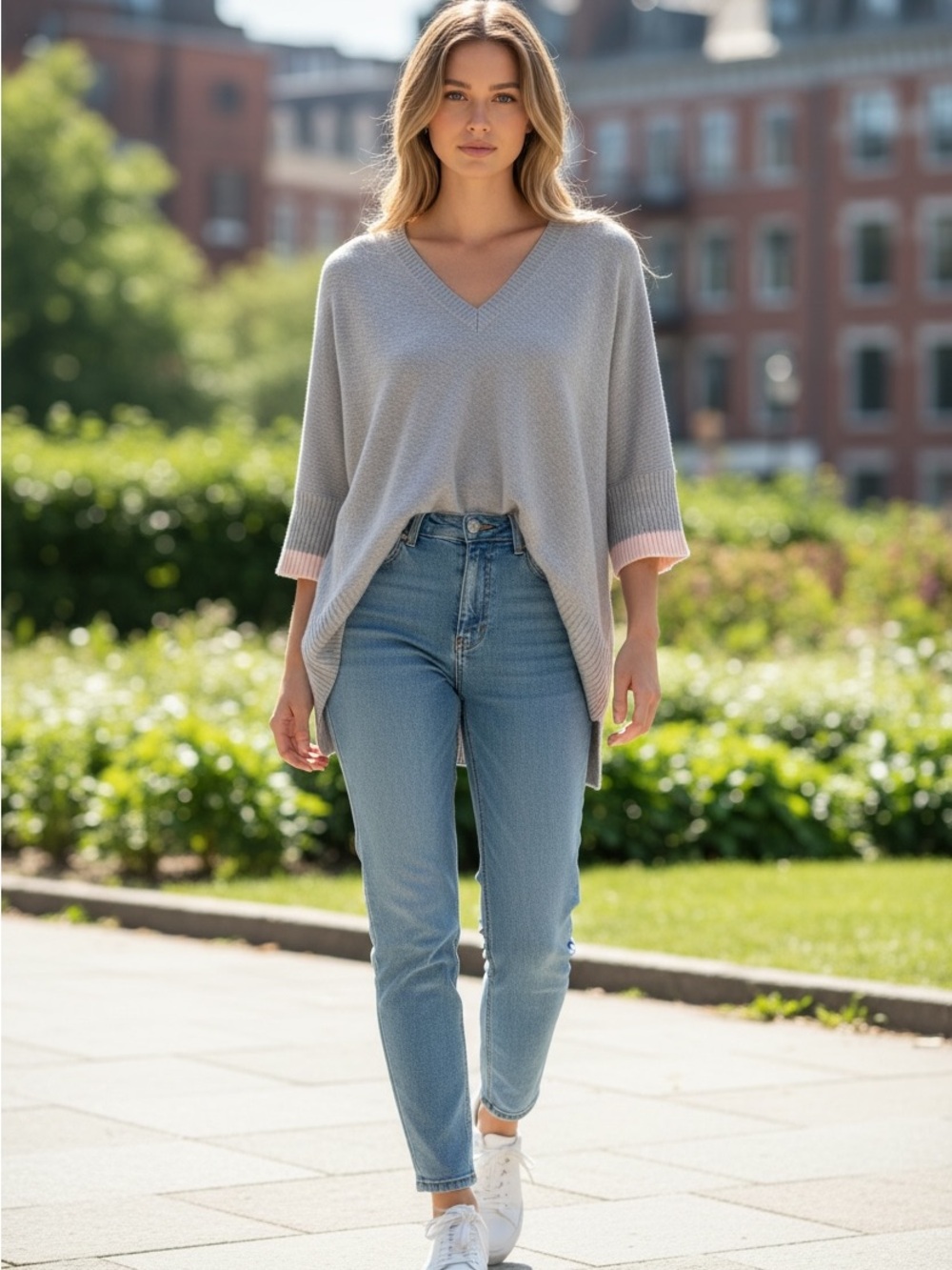 Duffy NWT vest/sweater 100% cashmere oversized SZM